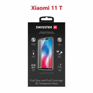 Swissten sklo ultra durable 3D full glue glass Xiaomi 11 T černé; 64701896