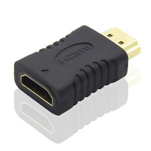 PremiumCord Adaptér HDMI Female - HDMI Male, krátká, zlacený konektor; kphdma-27