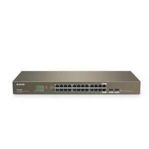 Tenda TEG1024F 24x Gigabit s SFP, 22x RJ45 + 2x SFP / RJ45, Fanless - bez ventilátorů, Rack , 6kV; TEG1024F