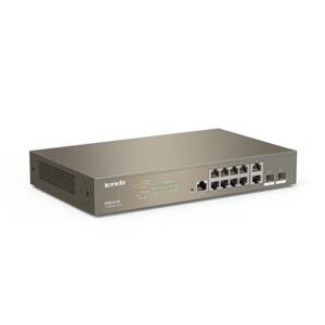 Tenda TEG5312F Gigabit L3 Managed Switch, 10x RJ45 1Gb/s, 2x SFP, STP, RSTP, MSTP, IGMP, VLAN, Rack; TEG5312F