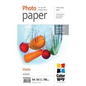 Colorway fotopapír/ matte 190g/m2, A4/ 50 kusů; PAPCL056