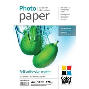 Colorway fotopapír/ matte self-adhesive 120g/m2, A4/ 50 kusů; PAPCL922