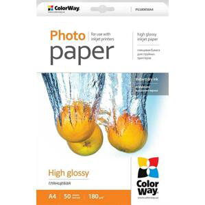Colorway fotopapír/ high glossy 180g/m2, A4/ 50 kusů; PAPCL030