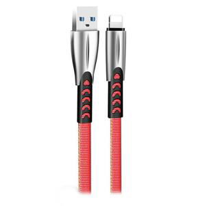 Colorway Datový Kabel USB-Apple Lightning/ 2.4A/ 1m/ Zinc Alloy/ Červený; MOPCOL1055