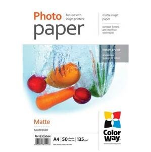 Colorway fotopapír/ matte 130g/m2, A4/ 50 kusů; PAPCL052