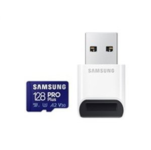 Samsung micro SDHC karta 128GB PRO Plus + USB adaptér; MB-MD128KB/WW