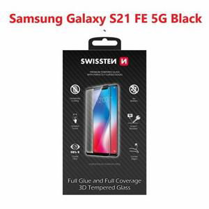 Swissten sklo ultra durable 3D full glue glass Samsung Galaxy S21 FE 5G černé; 64701898