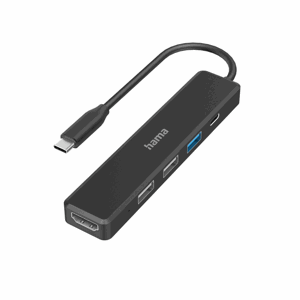 Hama USB-C hub, multiport, 4x USB, 1x HDMI; 200117