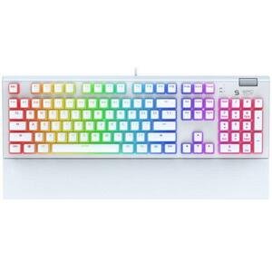 SilentiumPC klávesnice GK650K Omnis Onyx white Pudding Edition / mechanická / Kailh Blue / RGB / kompaktní / US lay / USB; SPG121