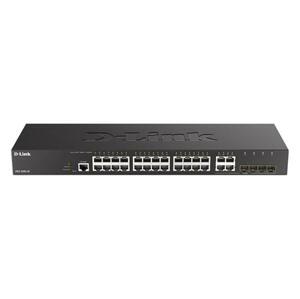 D-Link DGS-2000-28 Managed switch, 24x GbE, 4x RJ45/SFP, fanless; DGS-2000-28