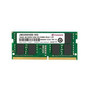 Transcend paměť 16GB (JetRam) SODIMM DDR4 3200 2Rx8 CL22; JM3200HSB-16G