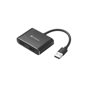 Sandberg USB-A 2.0 do 2x HDMI; 134-35