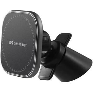 Sandberg In Car Wireless Magnetic Charger 15W, bezdrátová autonabíječka Qi; 441-47
