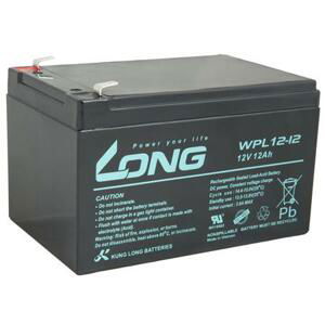 LONG baterie 12V 12Ah F2 LongLife 9 let (WPL12-12); PBLO-12V012-F2AL