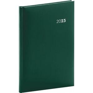 Týdenní diář Balacron 2023, zelený, 15 × 21 cm; PGD-TA5BA-3004