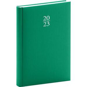 Denní diář Capys 2023, zelený, 15 × 21 cm; PGD-DA5CP-3338