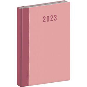 Denní diář Cambio 2023, růžový, 15 × 21 cm; PGD-DA5CC-2004