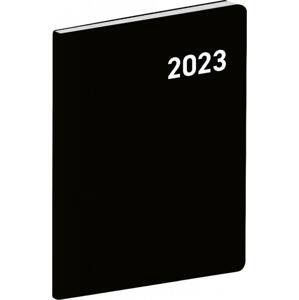 Kapesní diář Černý 2023, plánovací měsíční, 7 × 10 cm; PGD-31110