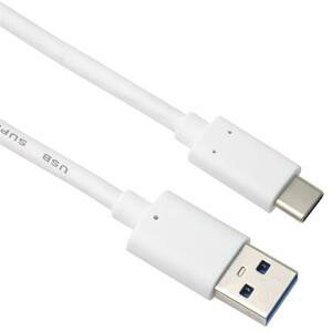 PremiumCord kabel USB-C - USB 3.0 A (USB 3.2 generation 2, 3A, 10Gbit/s) 15cm bílá; ku31ck01w