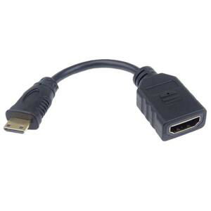 PremiumCord Flexi adaptér HDMI Typ A samice - mini HDMI Typ C samec pro ohebné zapojení; kphdma-34