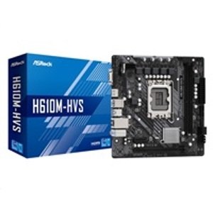 ASRock MB Sc LGA1700 H610M-HVS, Intel H610, 2xDDR4, 1xHDMI, 1xVGA, mATX; H610M-HVS