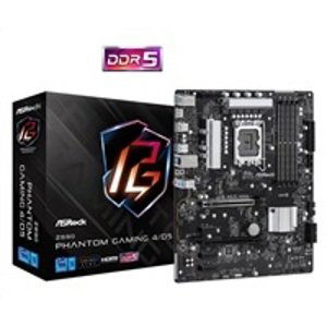 ASRock MB Sc LGA1700 Z690 Phantom Gaming 4/D5, Intel Z690, 4xDDR5, 1xHDMI; Z690 Phantom Gaming 4/D5