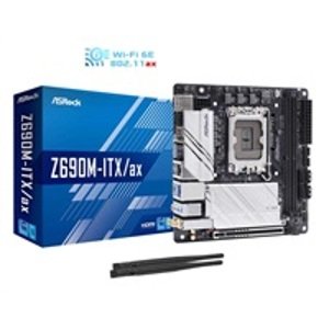 ASRock MB Sc LGA1700 Z690M-ITX/ax, Intel Z690, 2xDDR4, 1xDP, 1xHDMI, WI-FI, mini-ITX; Z690M-ITX/ax