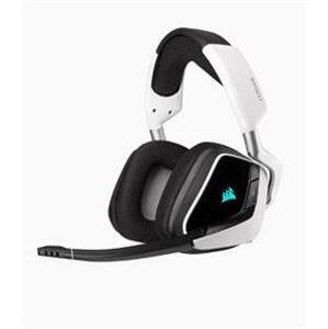 Corsair herní sluchátka VOID RGB ELITE Wireless Premium with 7.1 Surround Sound, White (EU); CA-9011202-EU