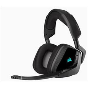 Corsair herní sluchátka VOID RGB ELITE Wireless Premium with 7.1 Surround Sound, Carbon (EU); CA-9011201-EU