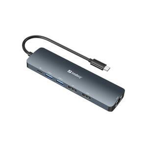 Sandberg USB-C 8K Display Dock; 136-43