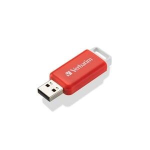 Verbatim 16GB USB Flash 2.0 DataBar červený; 49453