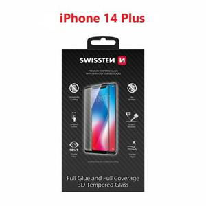 Swissten sklo ultra durable 3D full glue glass Apple iPhone 14 Plus černé; 64701909