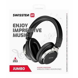 Swissten bluetooth stereo sluchátka jumbo černá; 52510600