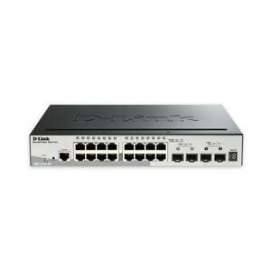 D-Link DGS-1510-20 Switch 16xGbit + 2xSFP + 2xSFP+; DGS-1510-20/E