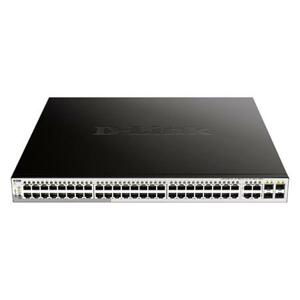 D-Link DGS-1210-52MP L2/L3 Smart+ PoE switch, 48x GbE PoE+, 4x RJ45/SFP, PoE 370W; DGS-1210-52MP/E