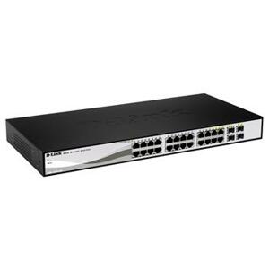 D-Link DGS-1210-48 48-port Gigabit Smart Switch, 44x gigabit, 4x gigabit/SFP; DGS-1210-48