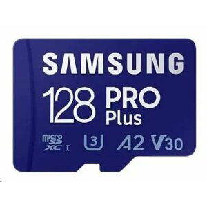 Samsung micro SDHC 128GB PRO Plus + SD adaptér; MB-MD128KA/EU