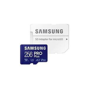 Samsung micro SDXC 256GB PRO Plus + SD adaptér; MB-MD256KA/EU