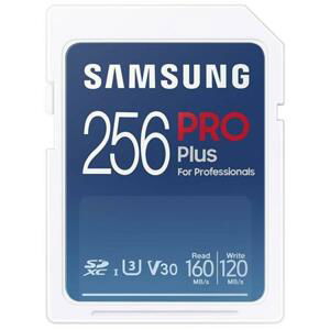 Samsung SDXC 256GB PRO PLUS + USB adaptér; MB-SD256KB/WW