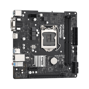 ASRock MB Sc LGA1151 H370M-HDV, Intel H370, 2xDDR4, 1xHDMI, 1xDVI, 1xVGA, mATX; H370M-HDV