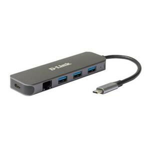 D-Link DUB-2334 USB-C Hub with Gigabit Ethernet and 3x USB3.0; DUB-2334