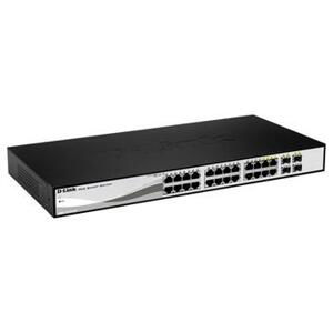 D-Link DGS-1210-24 24x10/100/1000 Smart Sw+4xSFP; DGS-1210-24