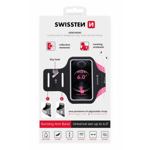 Swissten pouzdro Armband case vel. 6,0" Růžové; 32903600