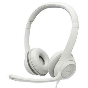 Logitech Corded USB Headset H390 - EMEA - OFF-WHITE; 981-001286