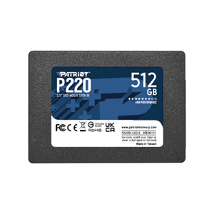 Patriot P220/512GB/SSD/2.5"/SATA/3R; P220S512G25