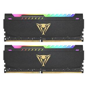 Patriot Viper Steel/DDR4/16GB/3200MHz/CL16/2x8GB/RGB/Black; PVSR416G320C6K