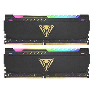 Patriot Viper Steel/DDR4/16GB/3600MHz/CL18/2x8GB/RGB/Black; PVSR416G360C8K