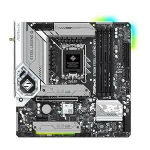 ASRock MB Sc LGA1700 B760M STEEL LEGEND WIFI, Intel B760, 4xDDR5, 1xDP, 1xHDMI, WI-FI, mATX; B760M STEEL LEGEND WIFI