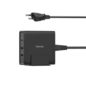 Hama rychlá stolní USB nabíječka, 1x USB-C, 2x USB-A, PD 65 W; 200017