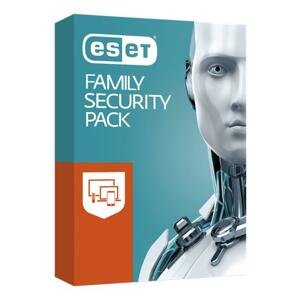 ESET Family Security Pack, 3 stanice, 12 měsíců, krabice; 166047
